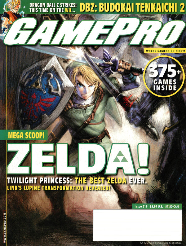 GamePro Issue 219 (December 2006) cover